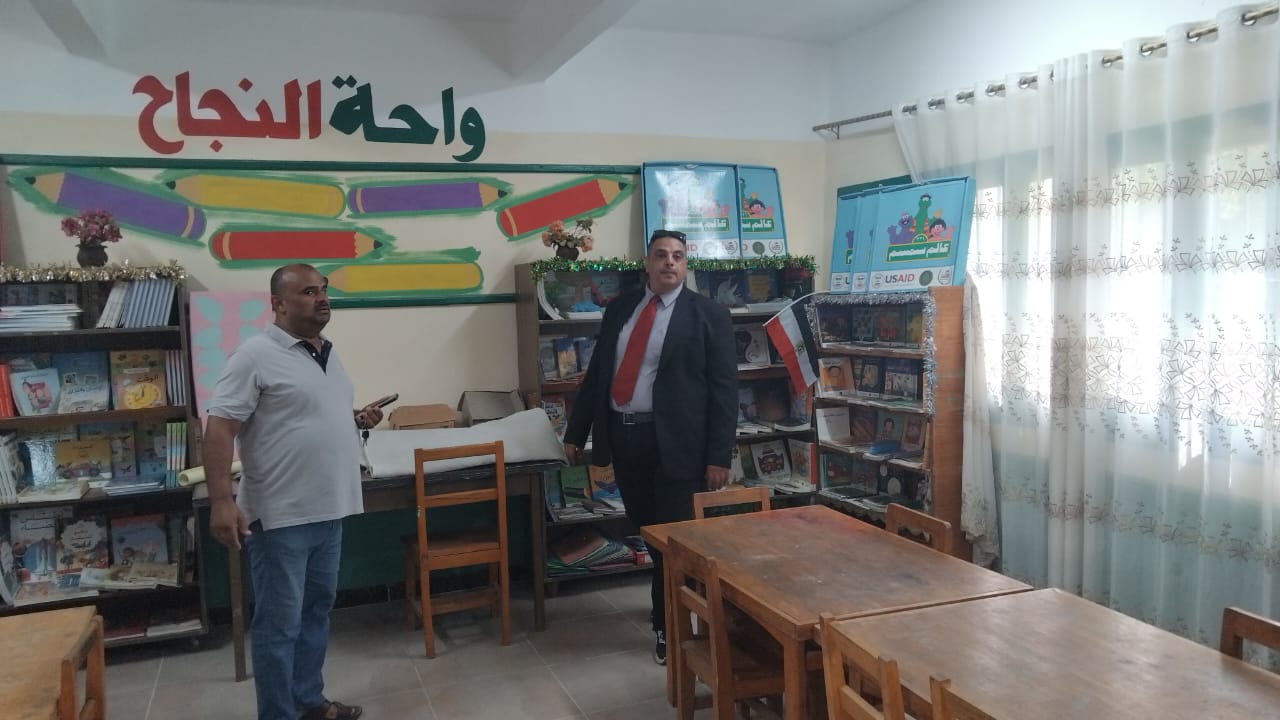 متابعة الاستعدادات للعام الدراسي الجديد بمدارس القنطرة غرب