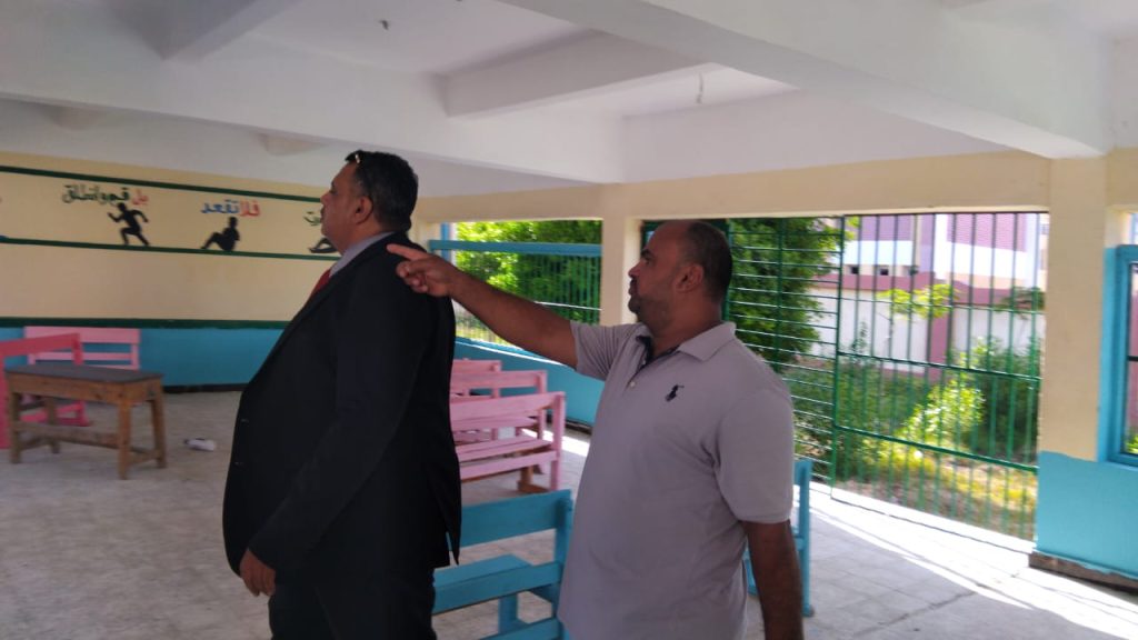 متابعة الاستعدادات للعام الدراسي الجديد بمدارس القنطرة غرب 6